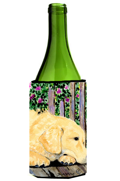 Picture of Carolines Treasures SS8756LITERK Golden Retriever Wine bottle sleeve Hugger - 24 Oz.