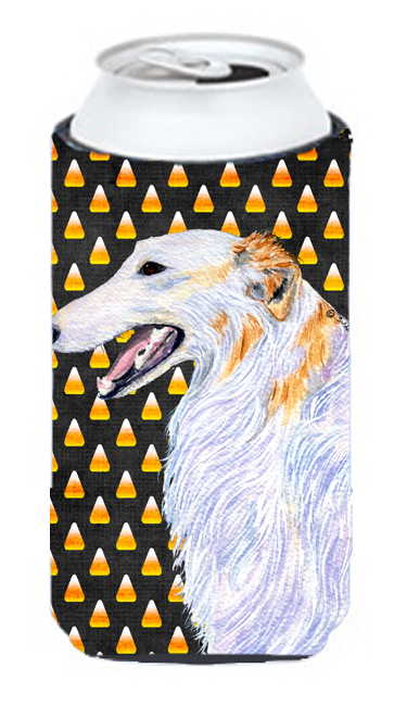 SS4268TBC Borzoi Candy Corn Halloween Portrait Tall Boy bottle sleeve Hugger - 22 To 24 Oz.