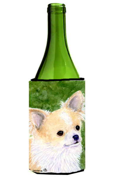 Picture of Carolines Treasures SS8788LITERK Chihuahua Wine bottle sleeve Hugger - 24 Oz.