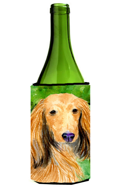 Picture of Carolines Treasures SS8790LITERK Dachshund Wine bottle sleeve Hugger - 24 Oz.