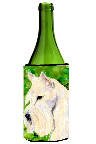Picture of Carolines Treasures SS8791LITERK Scottish Terrier Wine bottle sleeve Hugger - 24 Oz.