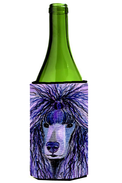 Picture of Carolines Treasures SS8800LITERK Poodle Wine bottle sleeve Hugger - 24 Oz.