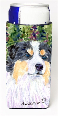 Australian Shepherd Michelob Ultra bottle sleeves For Slim Cans - 12 Oz.