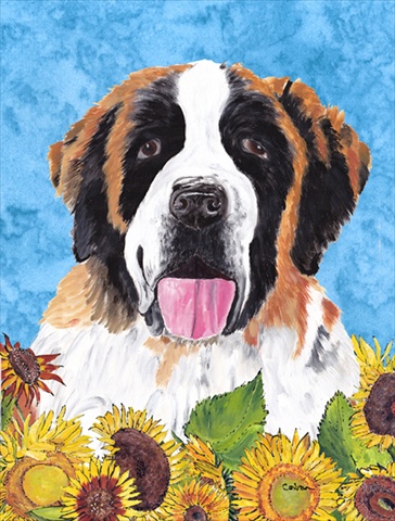 Saint Bernard Flag - Garden Size