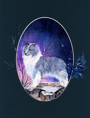 Sheltie Flag - Garden Size