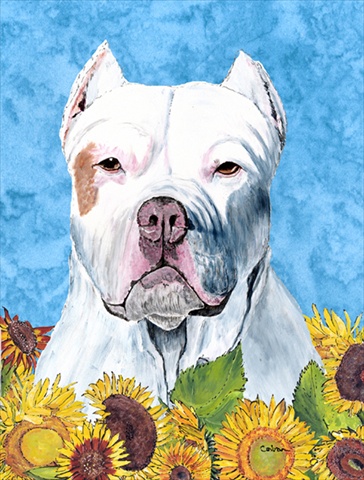 Pit Bull Flag Canvas - House Size