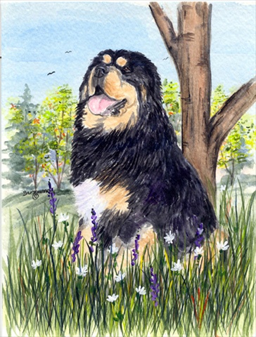 Tibetan Mastiff Flag - Garden Size