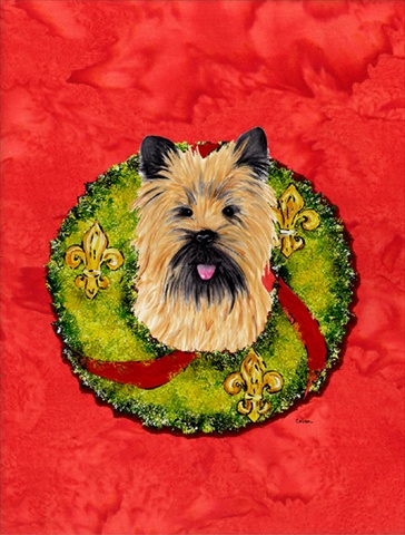 Cairn Terrier Flag - Garden Size