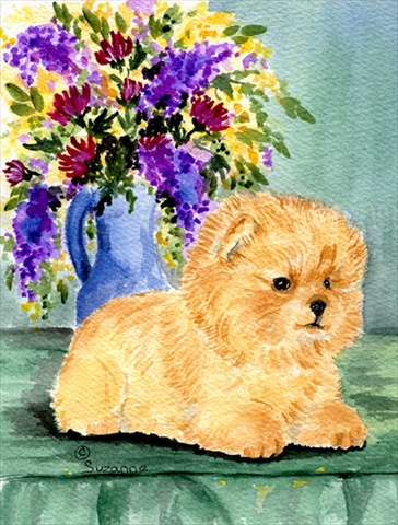 Pomeranian Flag - Garden Size
