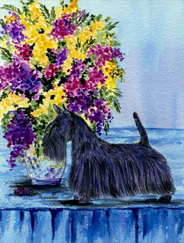 Scottish Terrier Flag - Garden Size