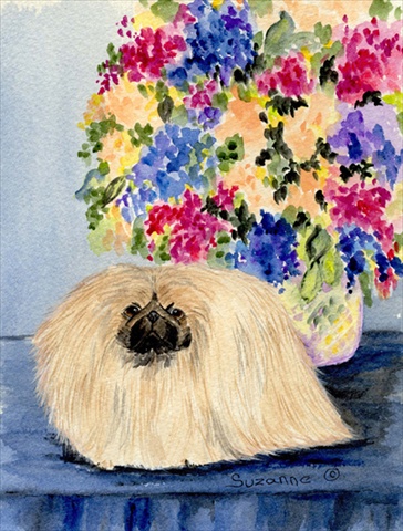 Pekingese Flag - Garden Size