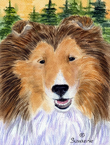 Sheltie Flag - Garden Size