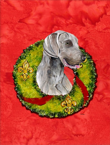 Weimaraner Flag - Garden Size