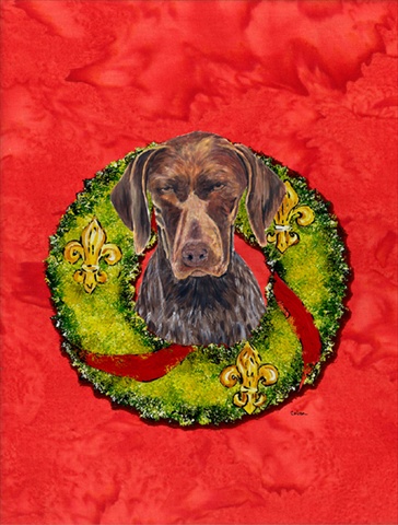 SC9088GF German Shorthaired Pointer Flag - Garden Size