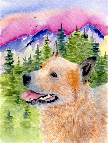 Australian Cattle Dog Flag - Garden Size