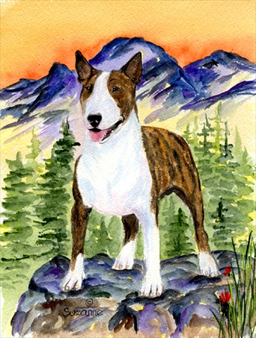 Bull Terrier Flag - Garden Size