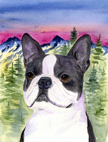 Boston Terrier Flag - Garden Size