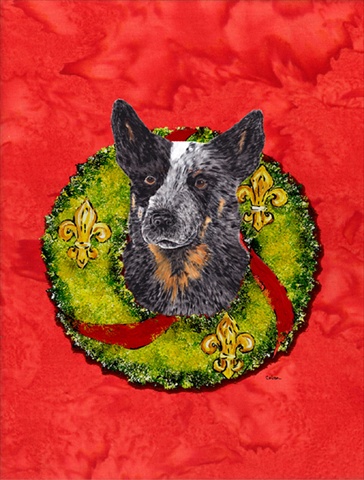 Australian Cattle Dog Flag - Garden Size