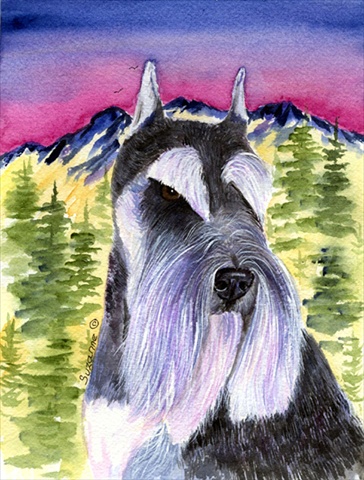 Schnauzer Flag - Garden Size