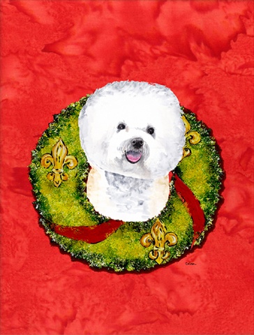 Bichon Frise Flag - Garden Size