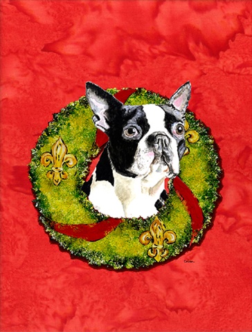 Boston Terrier Flag - Garden Size, 11 x 15 in.