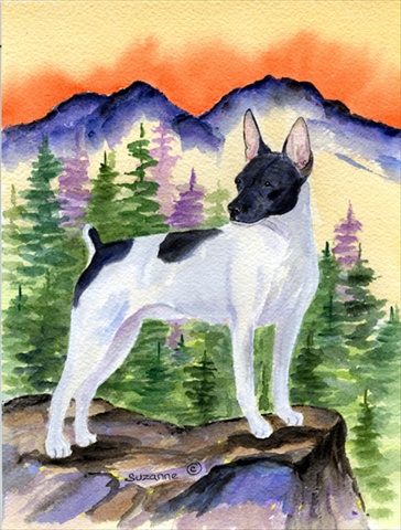 Rat Terrier Flag - Garden Size, 11 x 15 in.