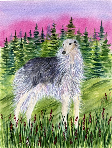 Borzoi Flag - Garden Size, 11 x 15 in.