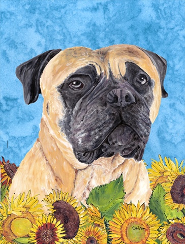 Mastiff Canvas Flag - House Size- 28 x 40 in.