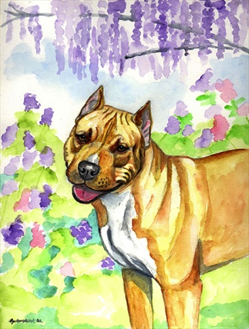 Pit Bull Flag - Garden Size, 11 x 15 in.