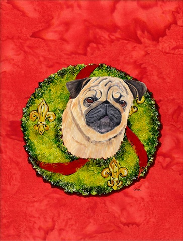 Pug Flag - Garden Size, 11 x 15 in.