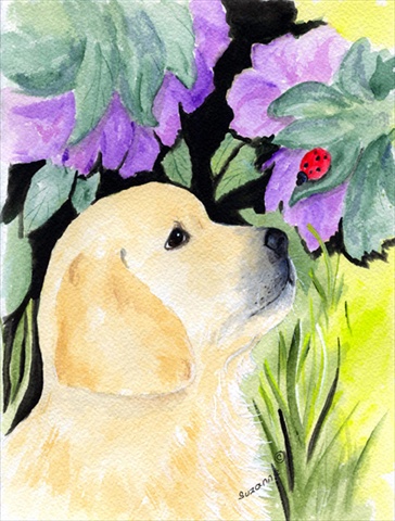 Golden Retriever Flag - Garden Size, 11 x 15 in.