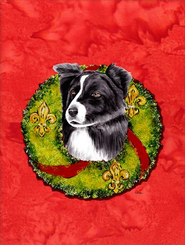 Border Collie Flag - Garden Size, 11 x 15 in.