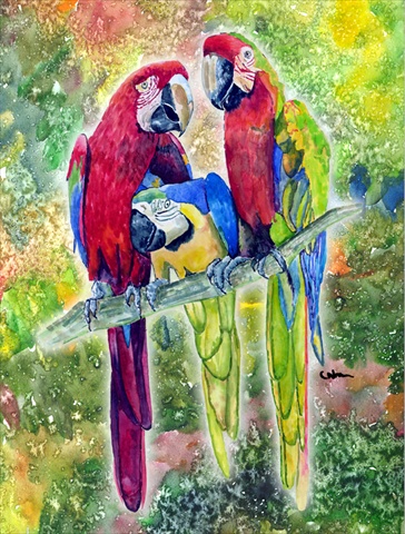 Parrot Parrot Head Flag - Garden Size, 11 x 15 in.