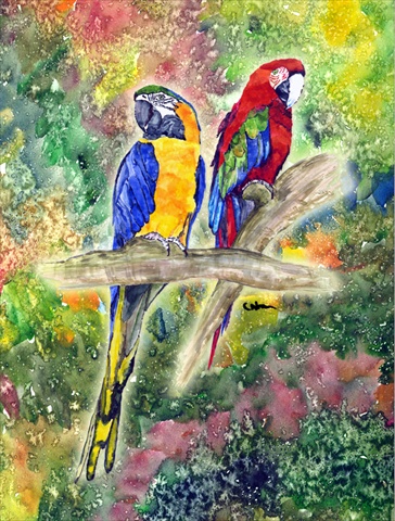 Parrot Parrot Head Flag - Garden Size- 11 x 15 in.