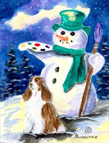 English Springer Spaniel Canvas Flag - House Size, 28 x 40 in.