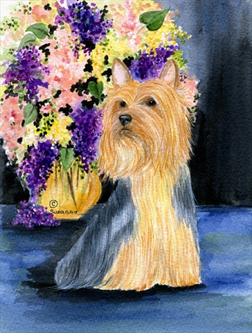 Silky Terrier Flag - Garden Size, 11 x 15 in.