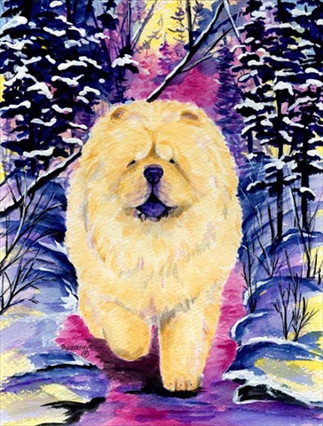 Chow Chow Flag - Garden Size- 11 x 15 in.