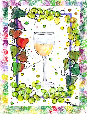 Wine Canvas Flag - House Size, 28 x 40 in.