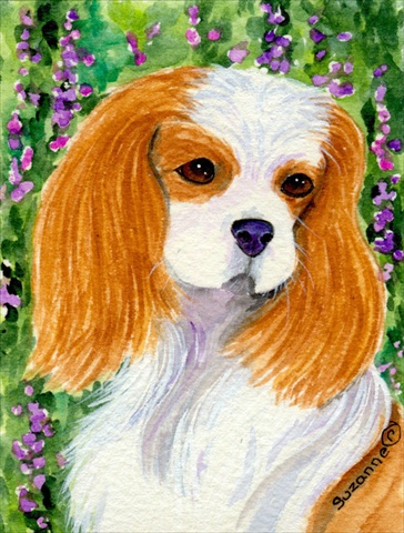Cavalier Spaniel Flag - Garden Size, 11 x 15 in.
