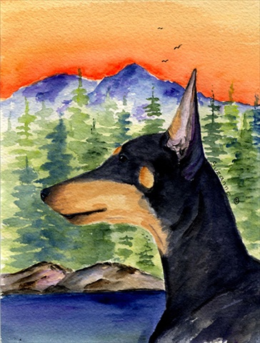 Manchester Terrier Flag - Garden Size, 11 x 15 in.