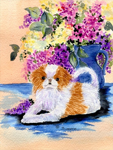 Japanese Chin Flag - Garden Size, 11 x 15 in.