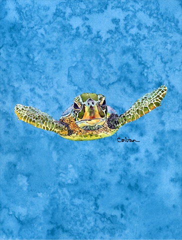 Turtle Coming at you Flag - Garden Size, 11 x 15 in.