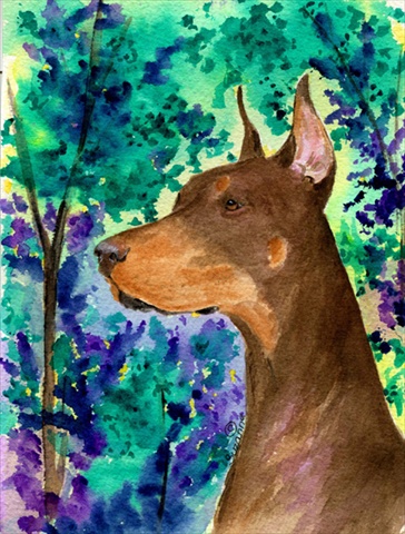 Doberman Flag - Garden Size, 11 x 15 in.