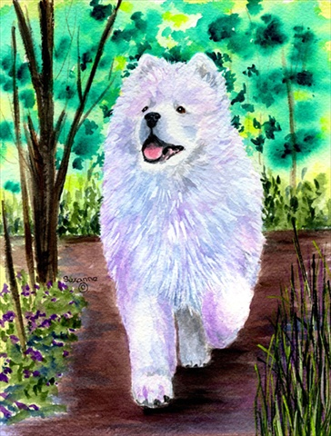 Samoyed Flag - Garden Size, 11 x 15 in.