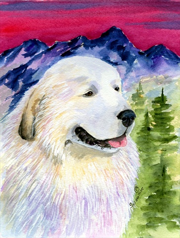 Great Pyrenees Flag - Garden Size, 11 x 15 in.