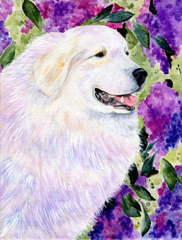 Great Pyrenees Flag - Garden Size, 11 x 15 in.