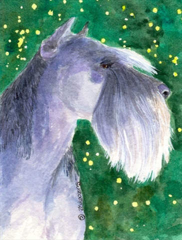 Schnauzer Flag - Garden Size, 11 x 15 in.