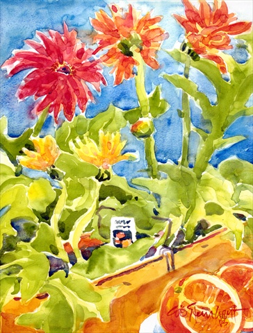 Flower - Gerber Daisies Flag - Garden Size, 11 x 15 in.