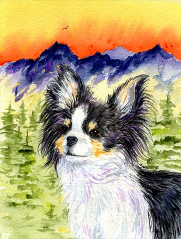 Chihuahua Canvas Flag - House Size- 28 x 40 in.