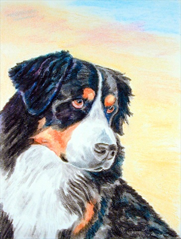 Bernese Mountain Dog Flag - Garden Size- 11 x 15 in.